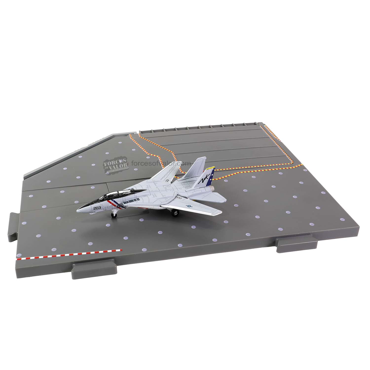 Grumman F-14A Tomcat VF-2 Bounty Hunters + Section C Deck - 1:200